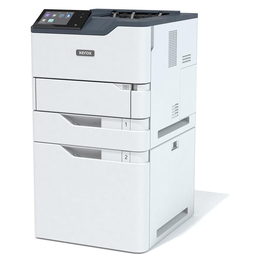 Xerox VersaLink B620V_DN Printer - Monochrome - Duplex - LED - A4/Legal - 1200 x 1200 dpi - Up to 61 ppm - 650-Sheet Capacity - Gigabit LAN, USB 2.0, NFC - Green World Alliance Return Program