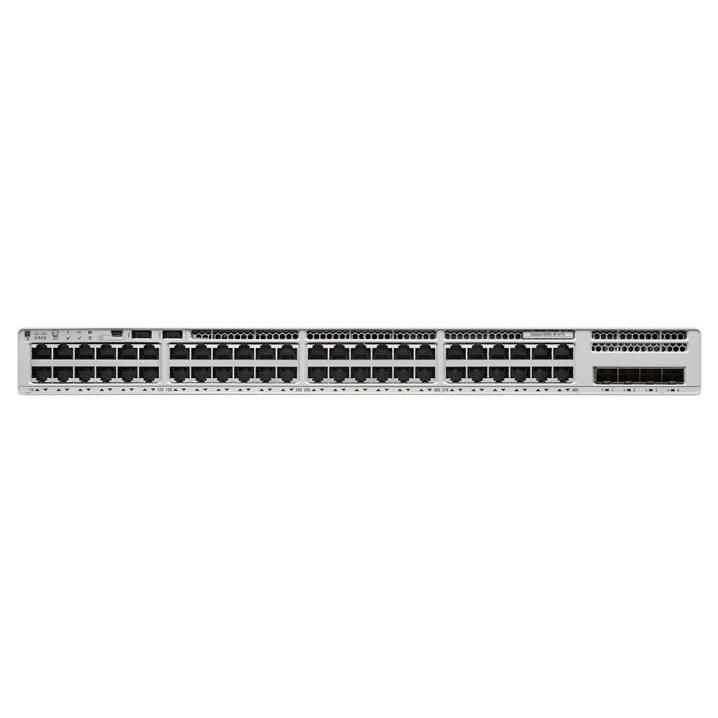 Cisco Catalyst 9200L - Switch - C3 - 48x10/100/1000 + 4x Gigabit SFP (uplink)