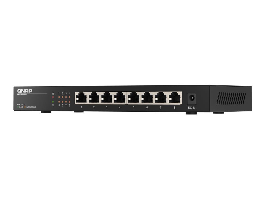 QNAP QSW-1108-8T 8-Port 10/100/1000/2.5G Switch (Desktop)