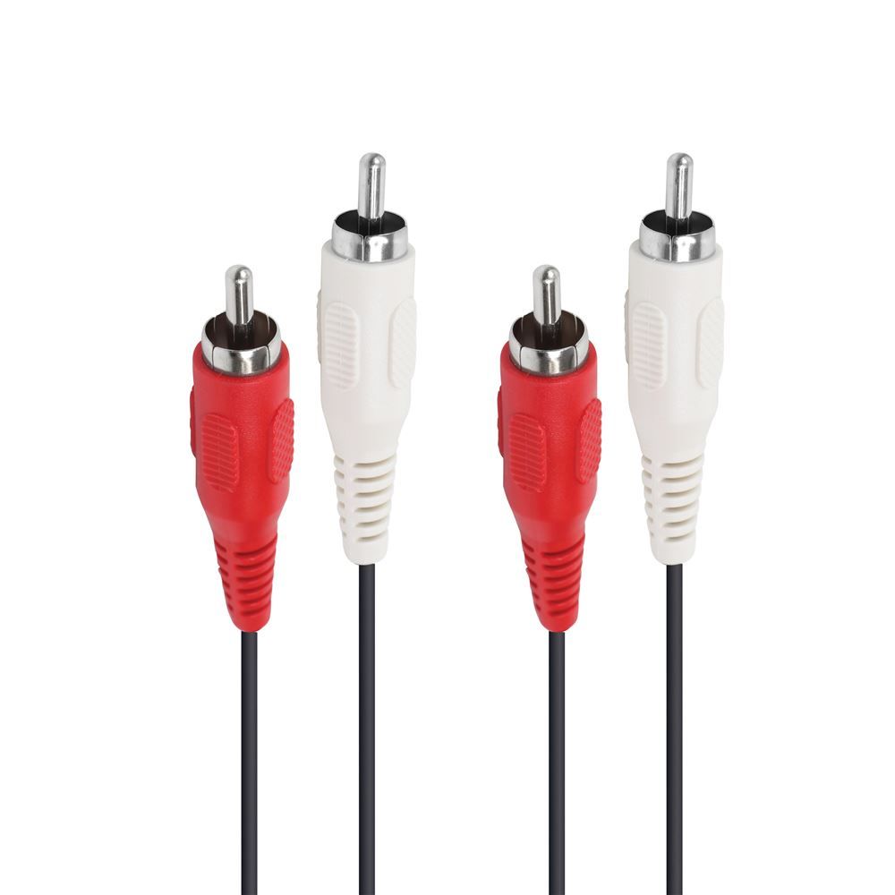 Accessoire pneu 2 RCA Male to Male Cable, 5m Black