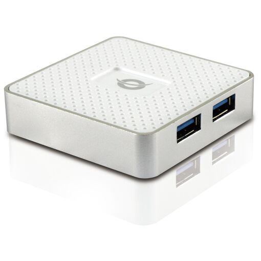 Conceptronic HUBBIES03W USB 3.2 Gen 1 (3.1 Gen 1) Type-A 5G White Hub