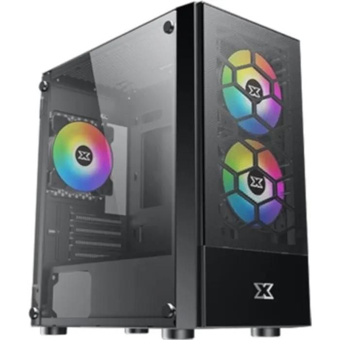 XIGMATEK Oreo - Micro ATX Case with Tempered Glass Panel - Black