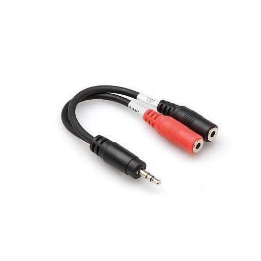 Adaptateur Hosa 3,5 mm TRS / 3,5 mm TSF