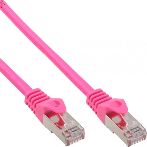 Câble réseau InLine Cat5e - 15 m, Rose