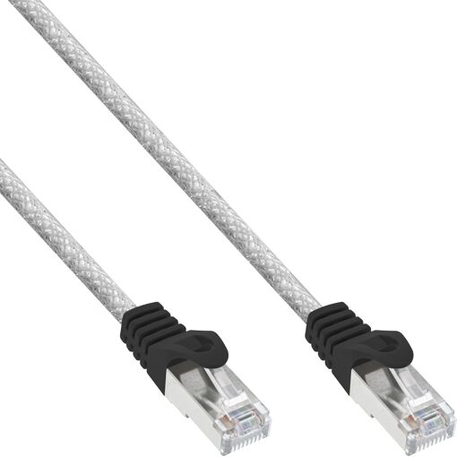 InLine Transparent Network Cable 10m Cat5e SF/UTP (S-FTP)
