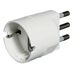Bticino 64 S3624D Electric Socket Adapter (White)