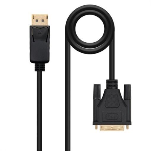 Câble et adaptateur vidéo Nanocable 1m DisplayPort vers DVI Noir