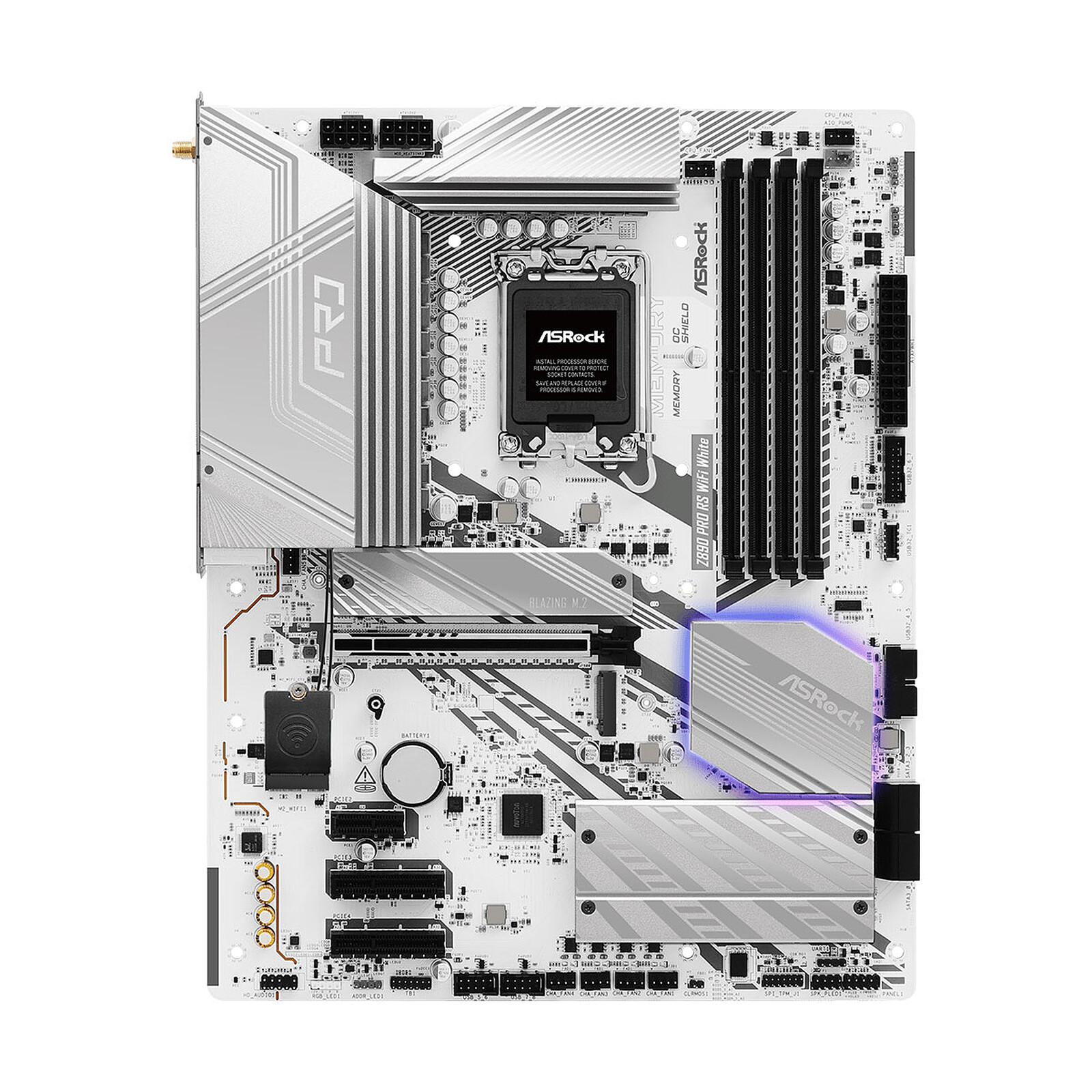 ASRock Z890 Pro RS WiFi Blanc (Édition Sport Race)