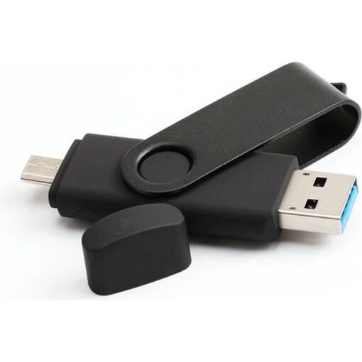 Outad 2-in-1 OTG USB 3.0 Flash Drive 32GB Black