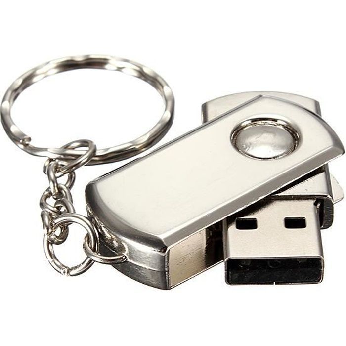 TEMPSA 64GB USB 2.0 Metal Rotating Flash Drive