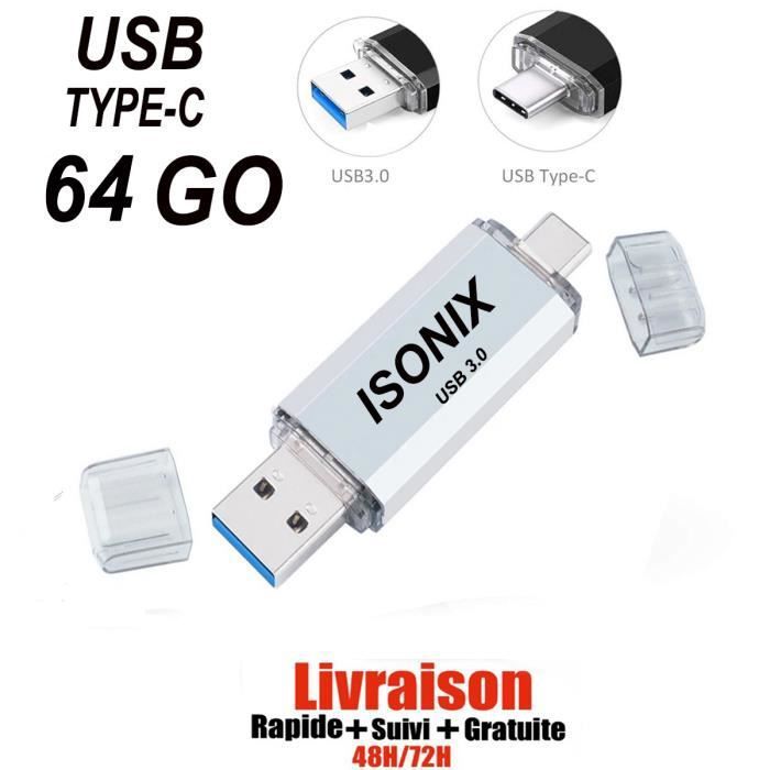 Isonix 64GB Type-C OTG USB Flash Drive