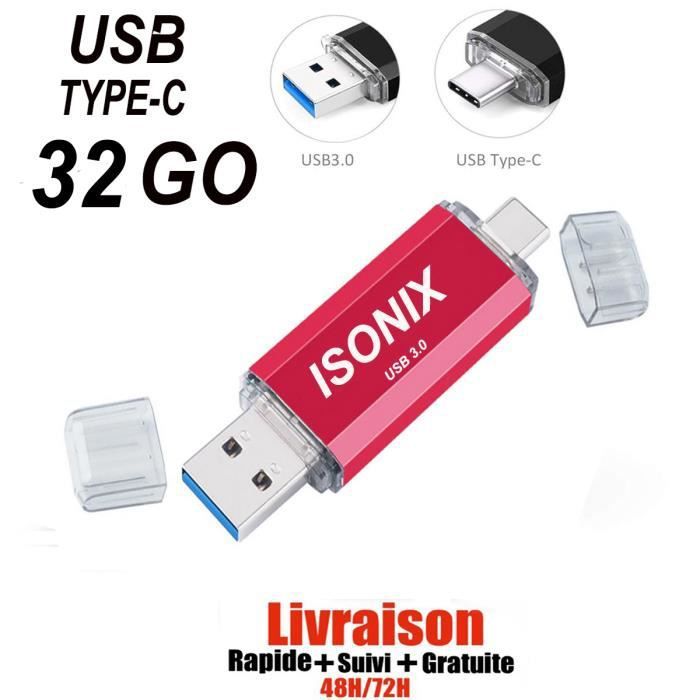 Isonix 32GB Type-C OTG USB Flash Drive