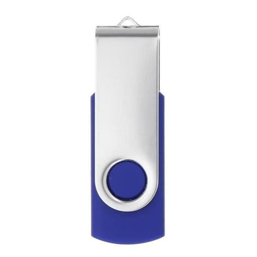 Isonix 64GB USB 2.0 Rotating Drive U Disk High-Speed Memory Stick Blue
