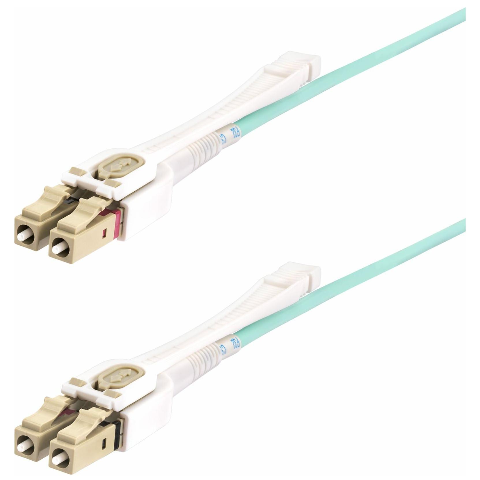 StarTech 10m Multimode LC to LC UPC OM4 Fibre Optic Cable, 50/125
