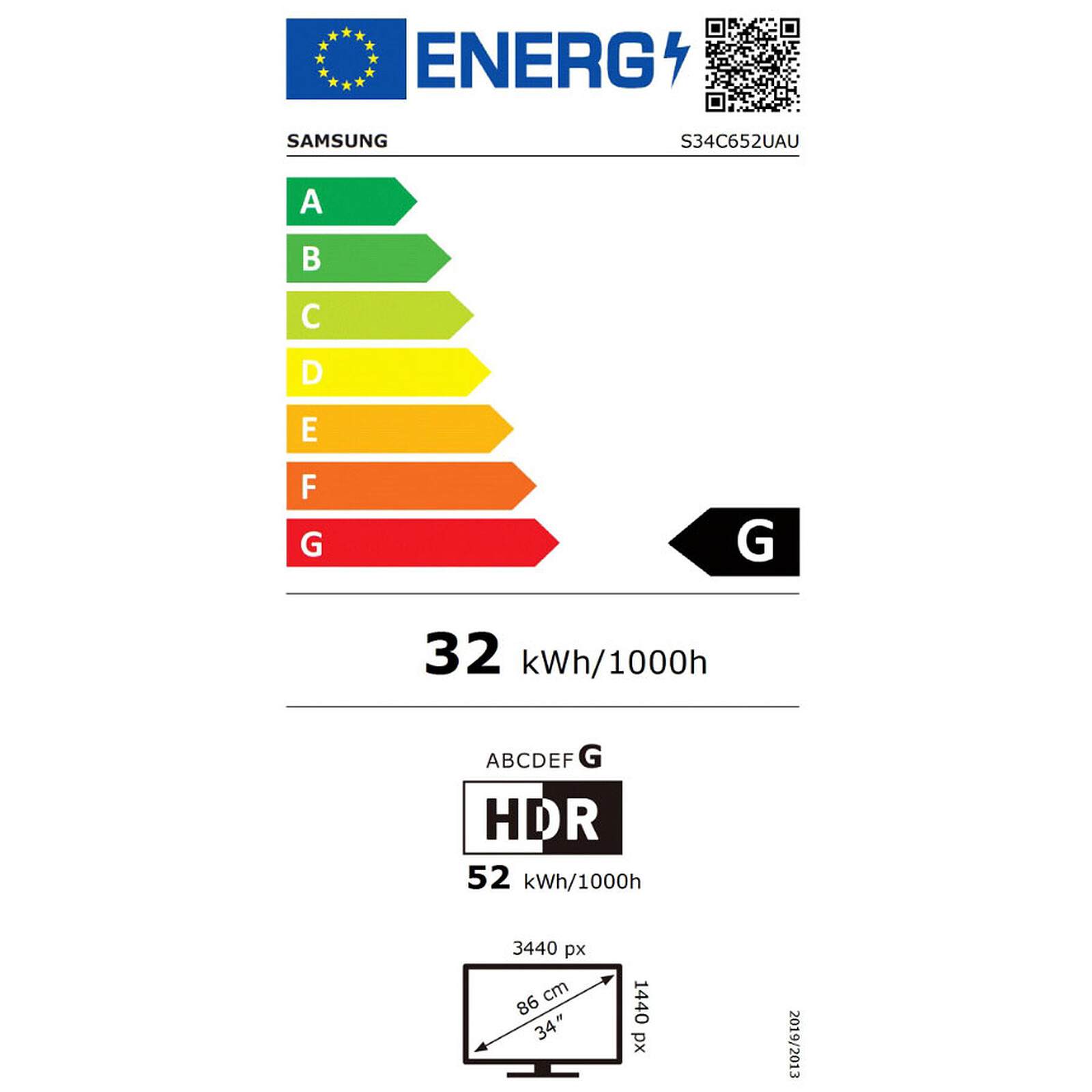 Samsung 34" LED - ViewFinity S6 S34C652UAU