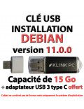 Debian 11.0.0 Installation USB Key (Klink PC)