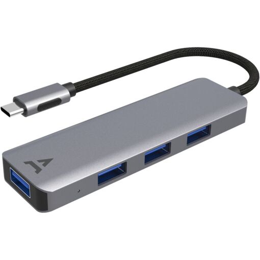 Hub USB-C Adeqwat 4 ports avec USB-A 3.0