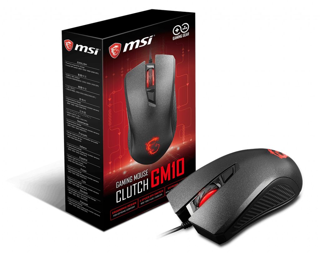 MSI Clutch GM10 Gaming Mouse