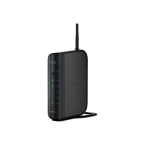Belkin F6D4630-4 Wireless Router - ADSL Modem - 4-Port Switch - 802.11b/g/n (Draft 2.0)