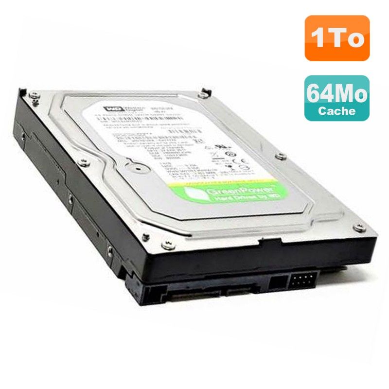 Western Digital GreenPower 1TB Internal Hard Drive 3.5" SATA 64MB