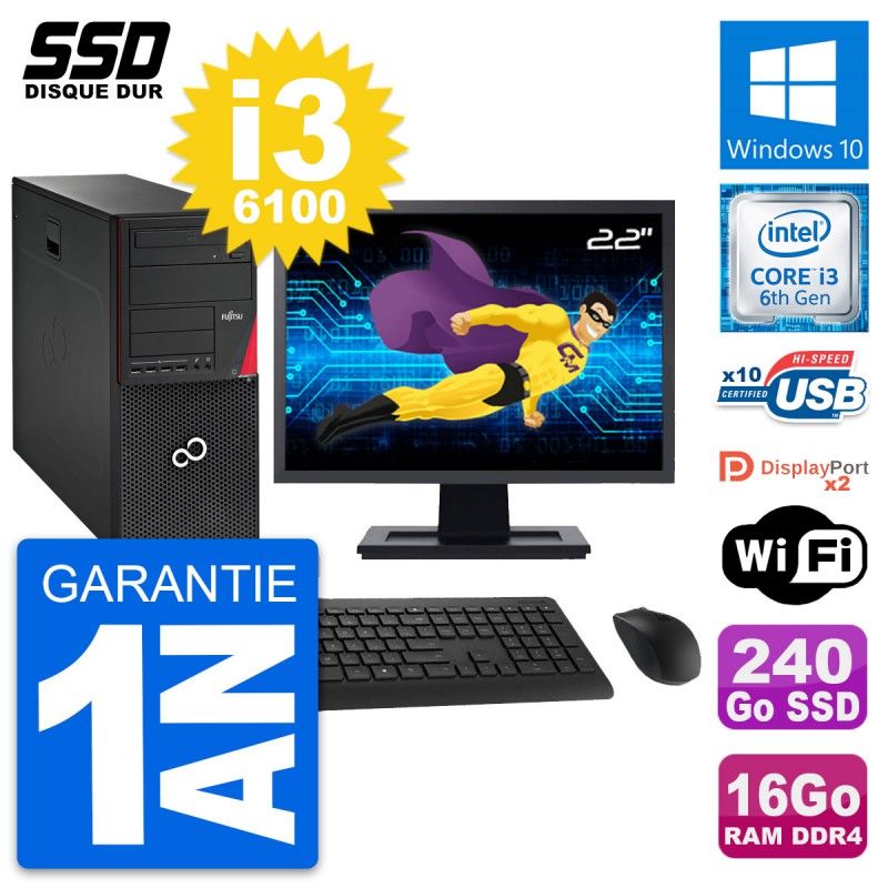 Fujitsu P756 22-Inch All-in-One PC