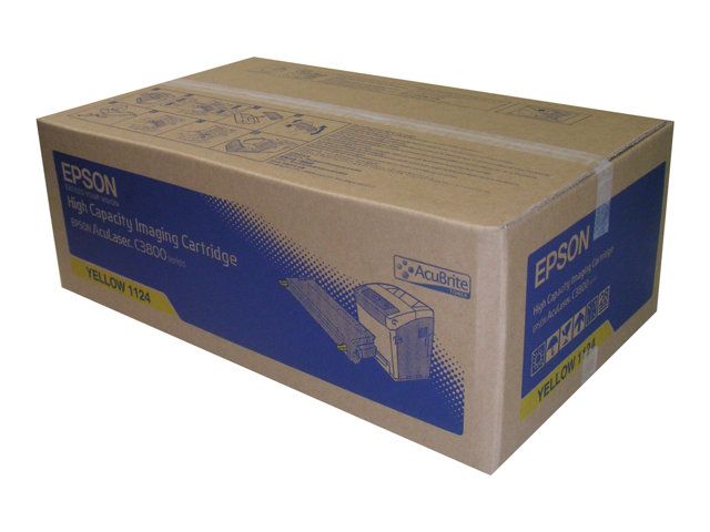 Epson High-Capacity Yellow Original Toner Cartridge for AcuLaser C3800DN, C3800DTN, C3800N