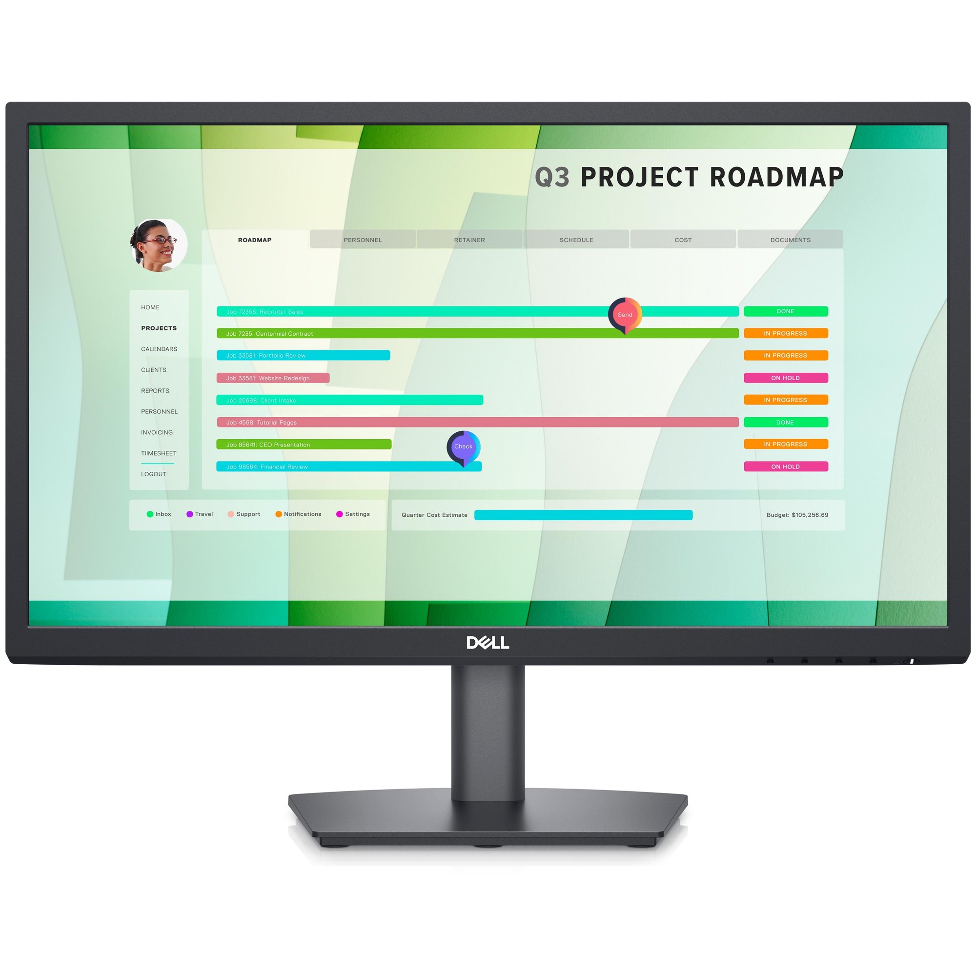 Dell E Series 22-inch Monitor - E2223HN