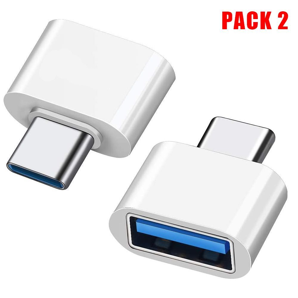 E.F.Connection Mini USB to Type-C Adapters (2-Pack)