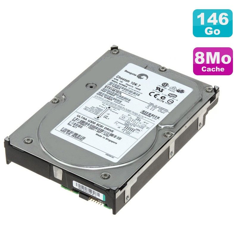 Seagate Cheetah 10K.7 3.5" SCSI Hard Disk Drive - 146GB, 8MB Cache