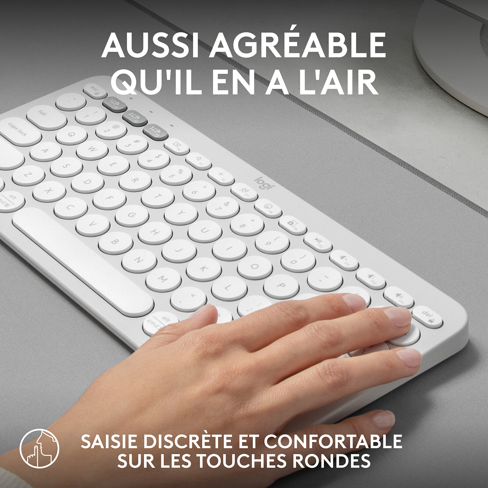 Logitech Pebble Keys 2 K380s (White)