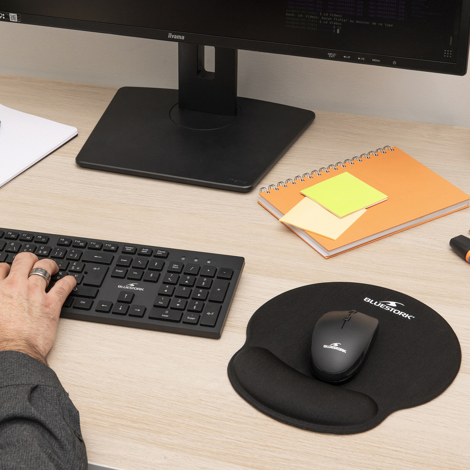 Bluestork Pad Ergo Black