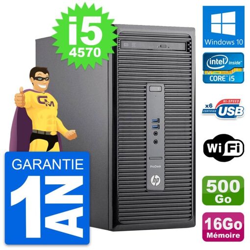 Portátil HP ProDesk 400 G2 MT Intel Core i5 - 16GB RAM, 500GB HDD, Windows 10