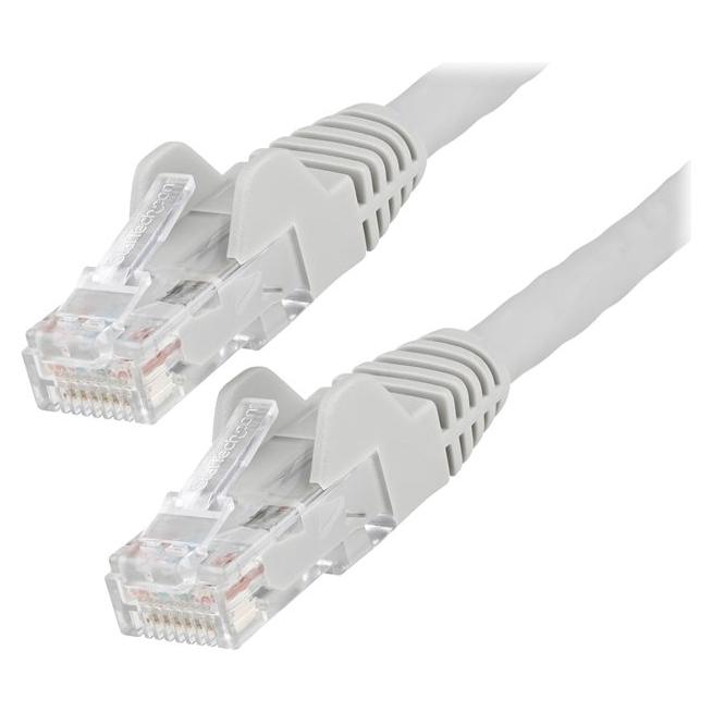 StarTech.com 15m CAT6 Ethernet Cable - LSZH, Snagless, PoE Capable, Green (N6LPATCH15MGR)
