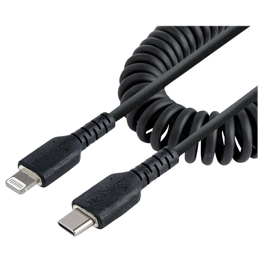 StarTech USB-C to Lightning Cable - 50cm, Black, MFi Certified