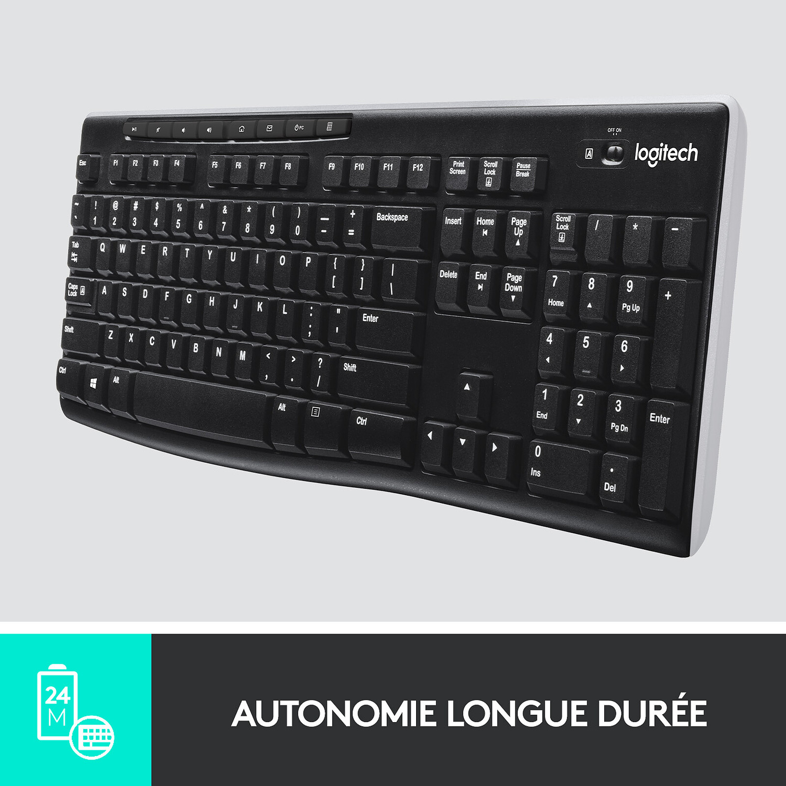Logitech Wireless Keyboard K270