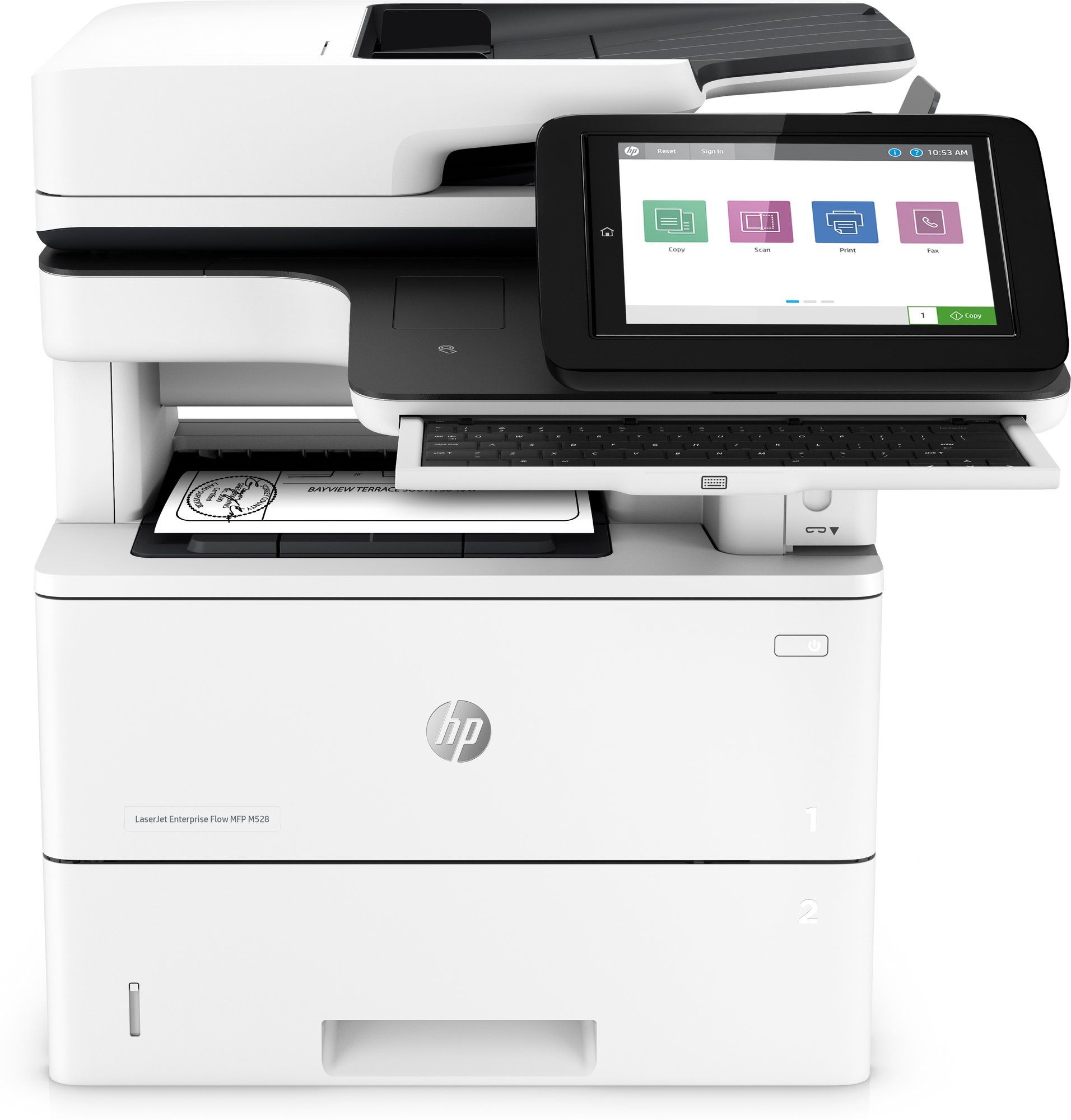 HP LaserJet Enterprise Flow Multifunction Printer M528z