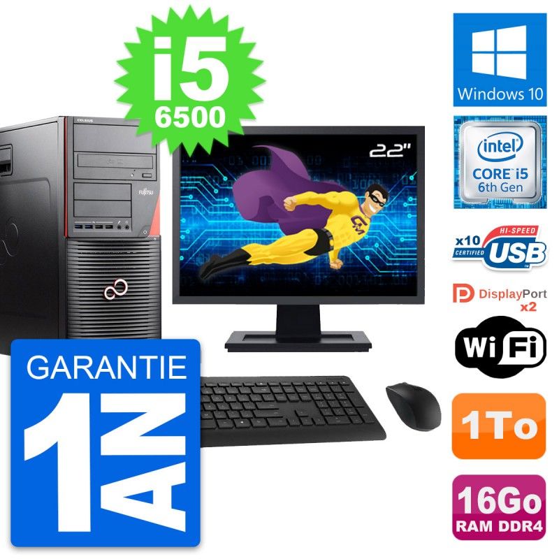Fujitsu W550n 22-Inch Laptop - Core i5, 16GB RAM, 1TB Storage, Windows 10