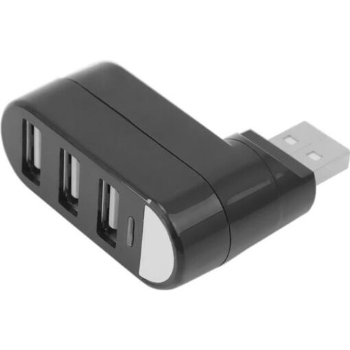 Hub USB POPSPO à 3 ports - Noir