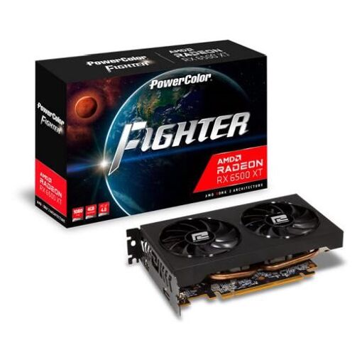 Carte graphique PowerColor AMD Radeon RX 6500 XT 4 Go GDDR6