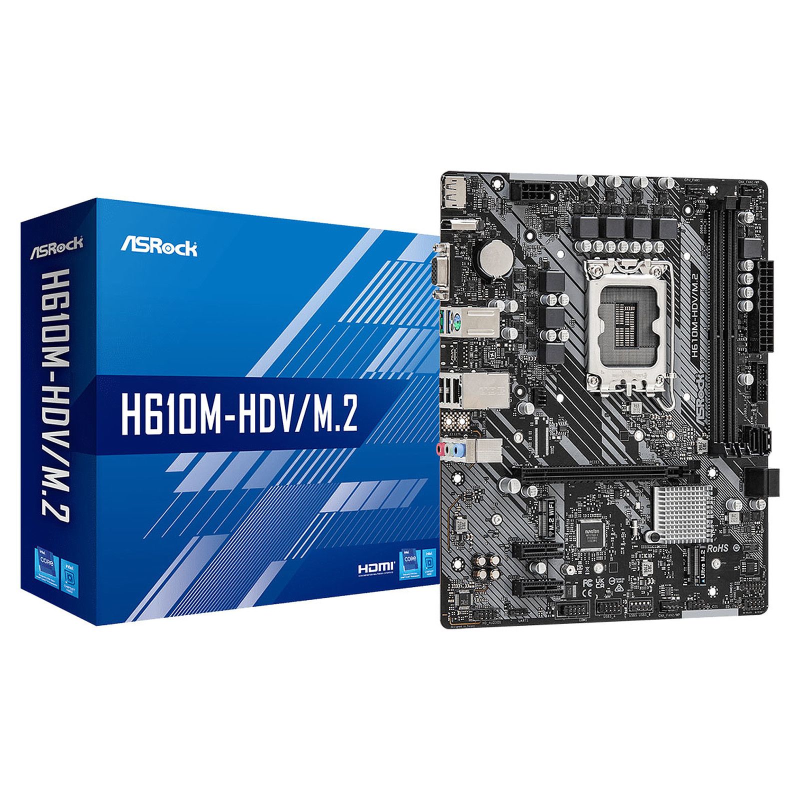 ASRock H610M-HDV/M.2 LGA 1700 Micro ATX Motherboard