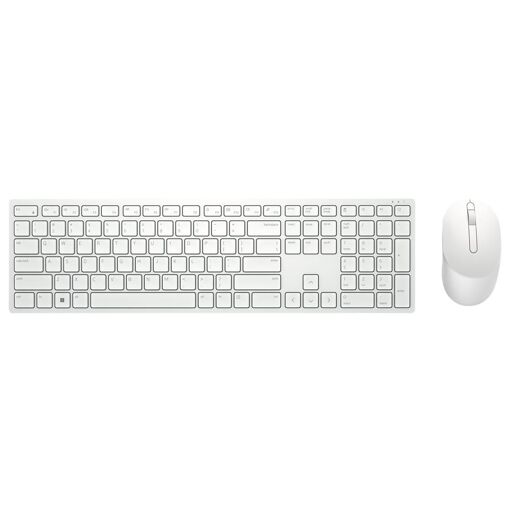Kit de teclado y ratón Dell Pro KM5221W - Inalámbrico, 2.4GHz, QWERTZ - Alemán - Blanco