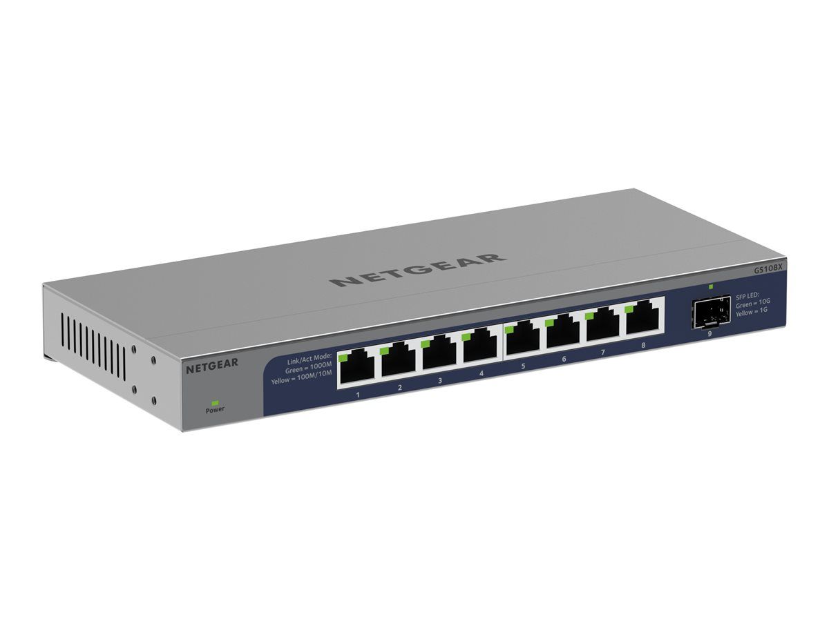 Netgear GS108X - 8-Port Gigabit Switch - Desktop/Wall Mount