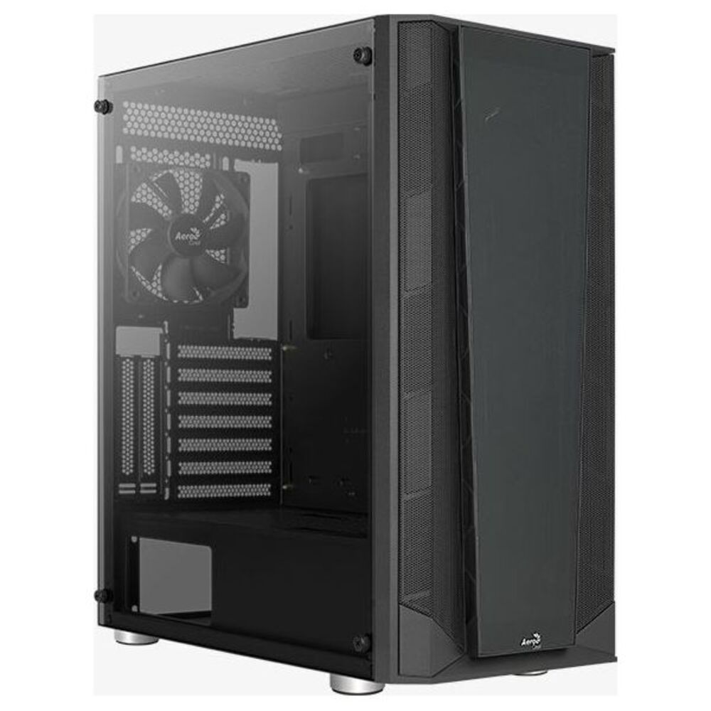 AeroCool Prism v1 Mid-Tower ATX Case with Glass Panels - Black