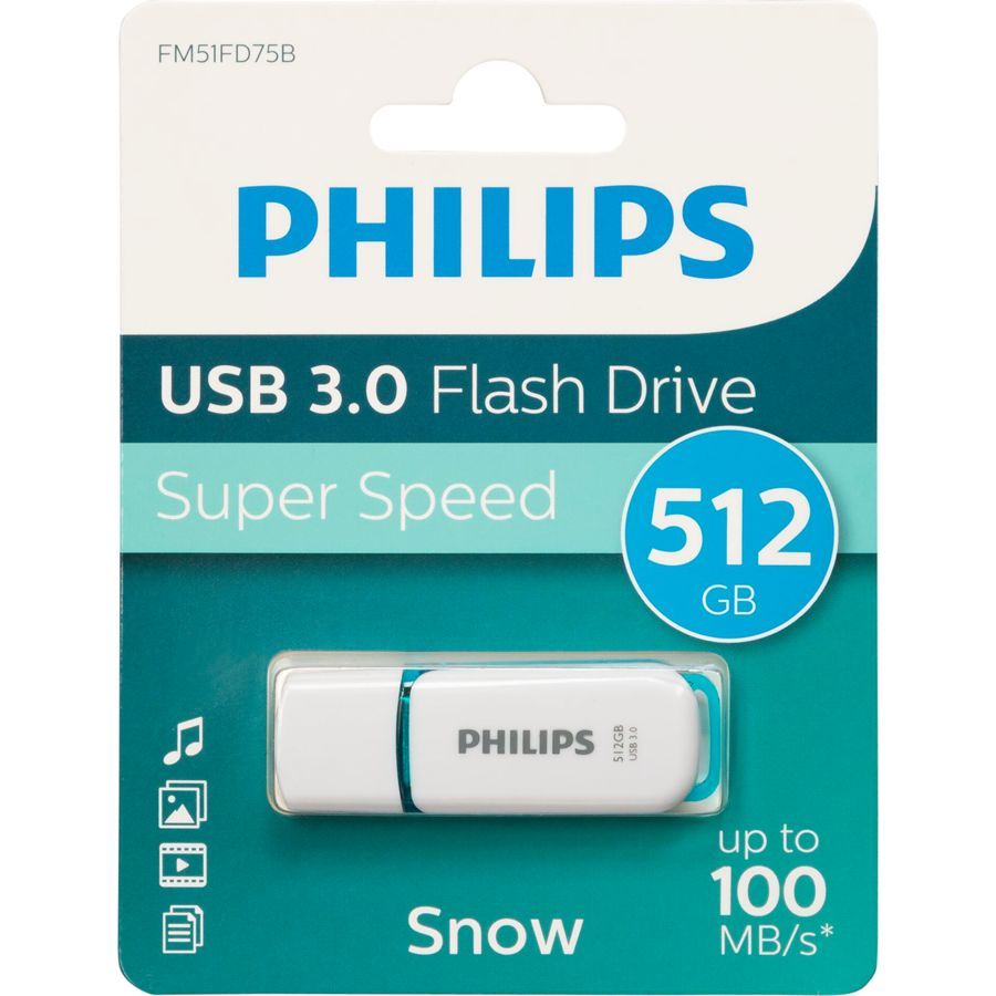 Philips 512GB USB 3.0 Snow Edition Green Spring