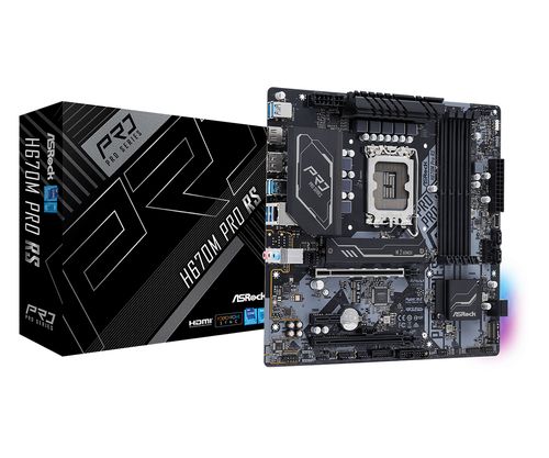 ASRock H670M PRO RS Socket 1700 Motherboard