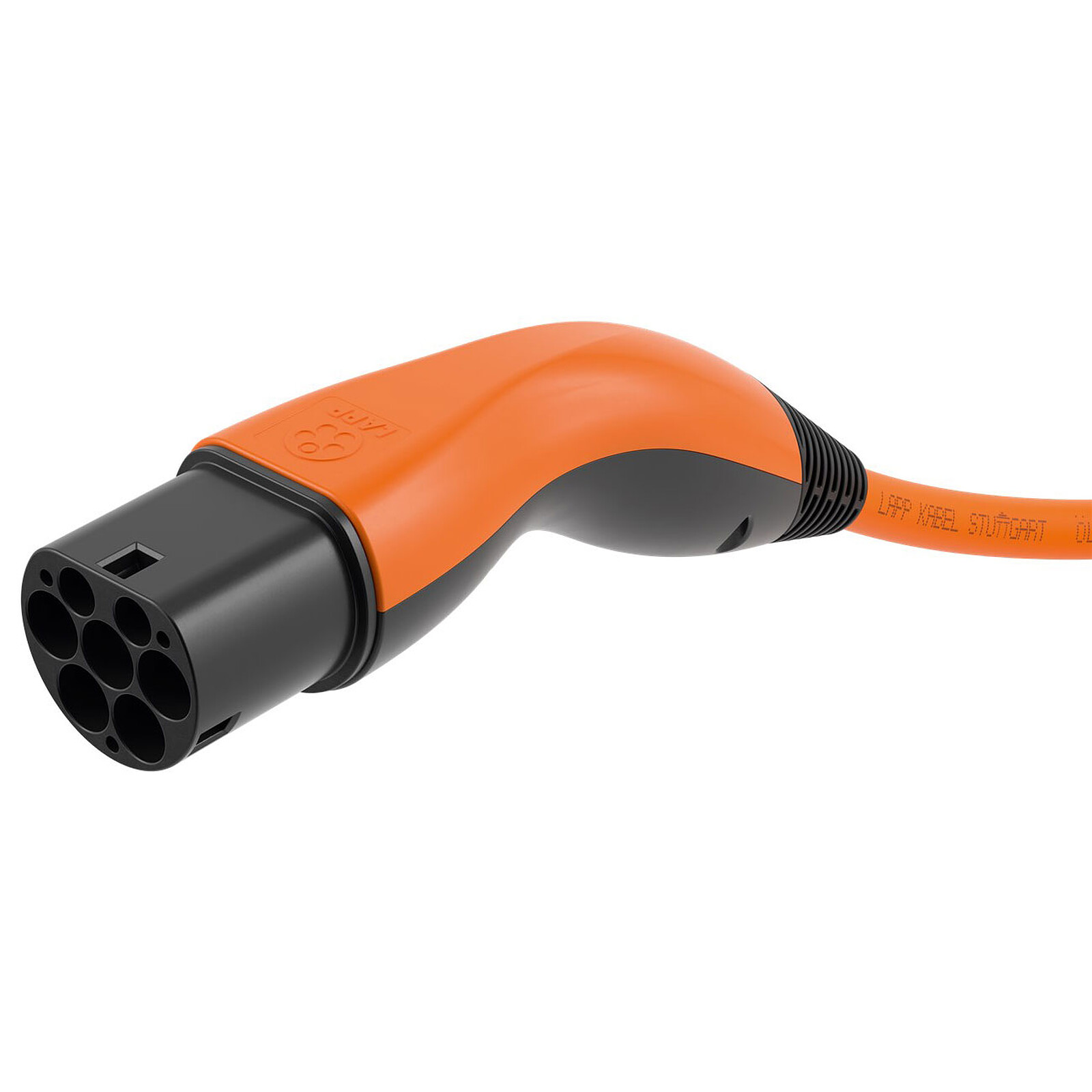 LAPP Type 2 Coiled Charging Cable 11 kW Orange - 5m
