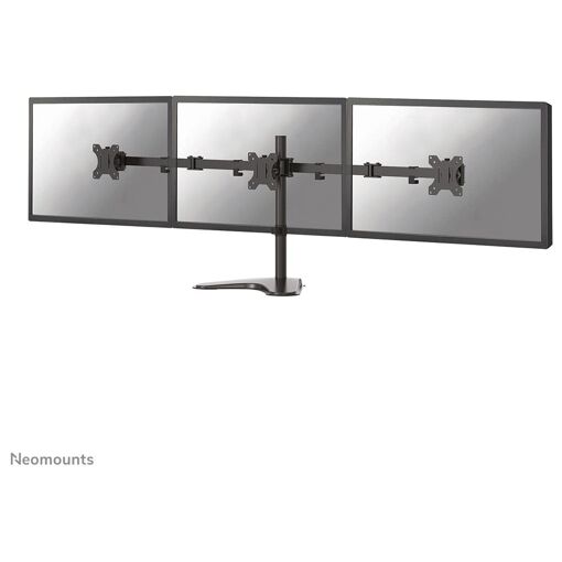 Neomounts FPMA-D550DD3 Black Desk Mount for 3 Screens, 13-27 inches, 6kg per screen