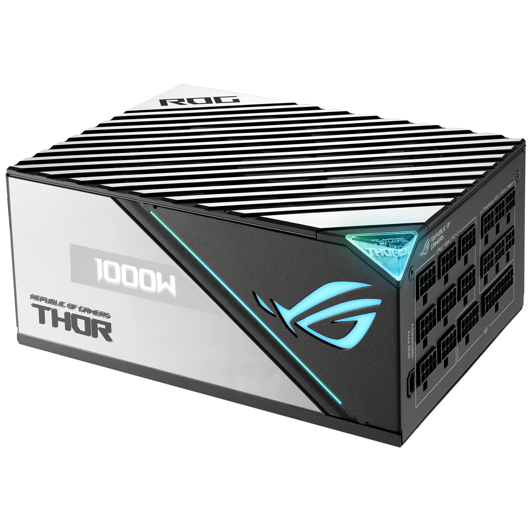 ASUS ROG-THOR-1000P2-GAMING Power Supply - 80 PLUS Platinum Certified - 1000W