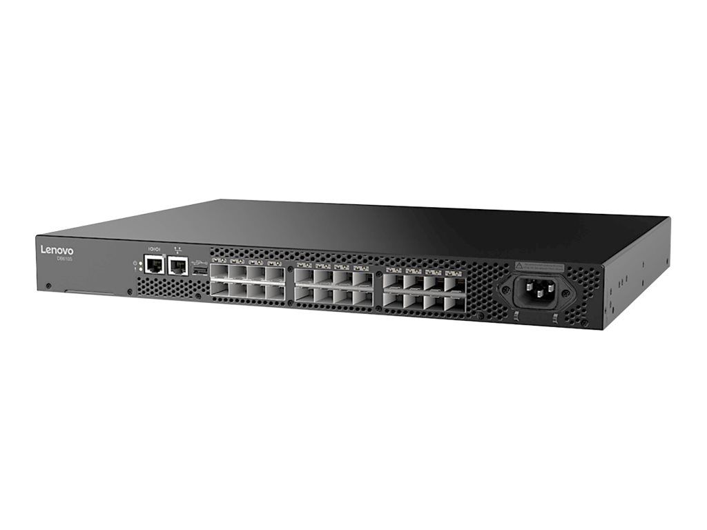Lenovo ThinkSystem DB610S - Managed Switch - 8 x 32GB Fibre Channel SFP+ - Desktop, Rack Mountable