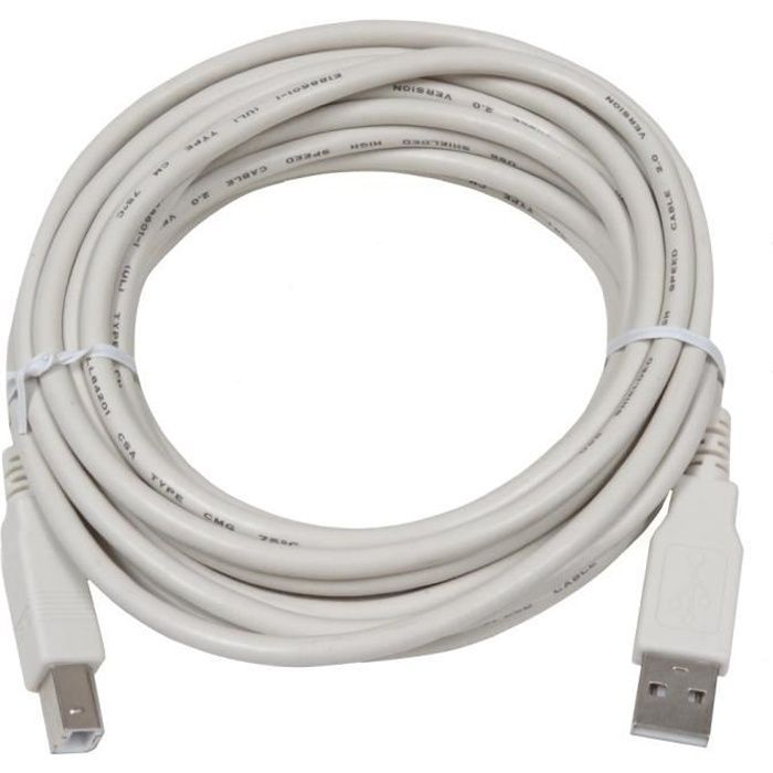 AERZETIX USB A-B Print Cable 5m